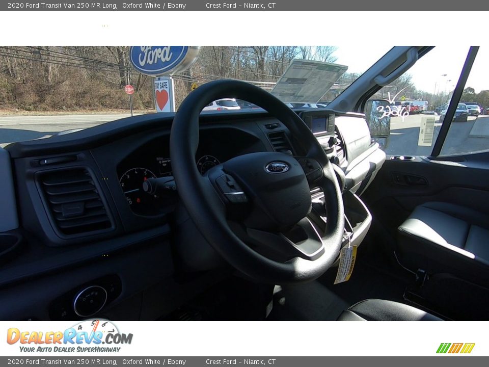 2020 Ford Transit Van 250 MR Long Oxford White / Ebony Photo #10