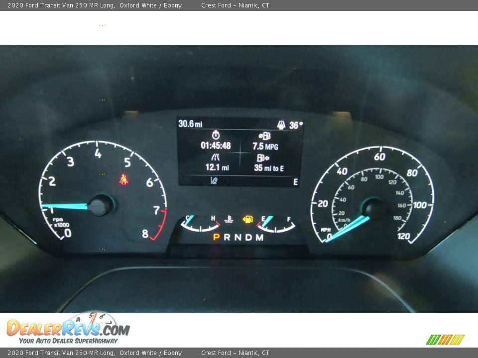 2020 Ford Transit Van 250 MR Long Oxford White / Ebony Photo #13