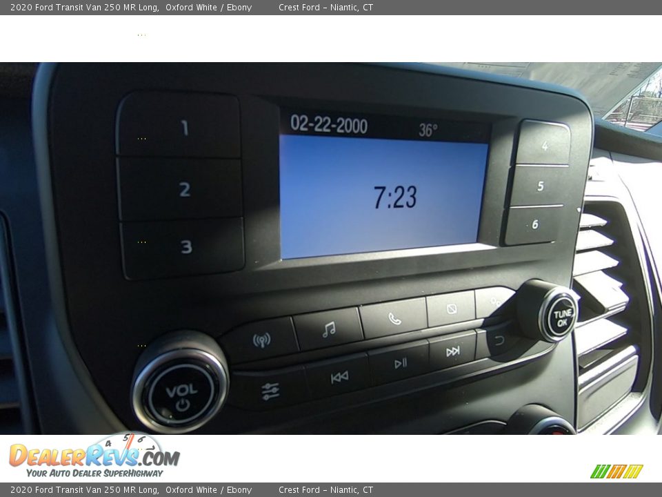 2020 Ford Transit Van 250 MR Long Oxford White / Ebony Photo #14