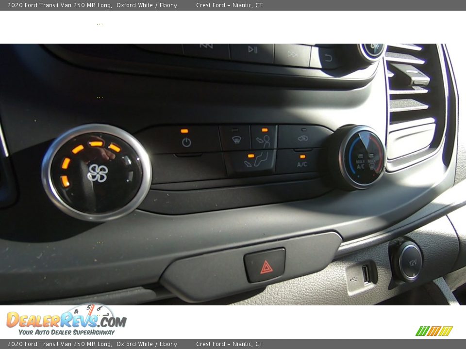 2020 Ford Transit Van 250 MR Long Oxford White / Ebony Photo #15