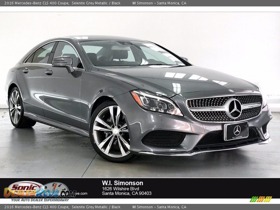 2016 Mercedes-Benz CLS 400 Coupe Selenite Grey Metallic / Black Photo #1