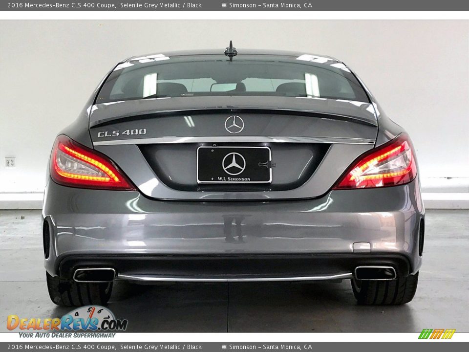 2016 Mercedes-Benz CLS 400 Coupe Selenite Grey Metallic / Black Photo #3