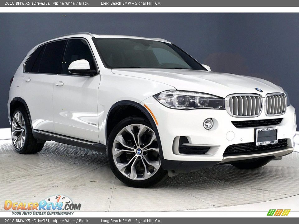 2018 BMW X5 sDrive35i Alpine White / Black Photo #1