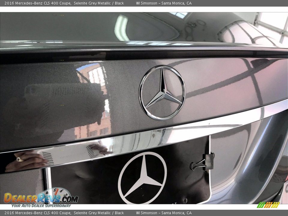 2016 Mercedes-Benz CLS 400 Coupe Selenite Grey Metallic / Black Photo #7