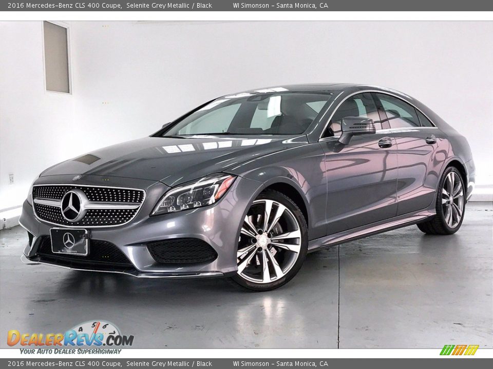 2016 Mercedes-Benz CLS 400 Coupe Selenite Grey Metallic / Black Photo #12