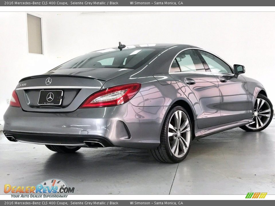 2016 Mercedes-Benz CLS 400 Coupe Selenite Grey Metallic / Black Photo #13