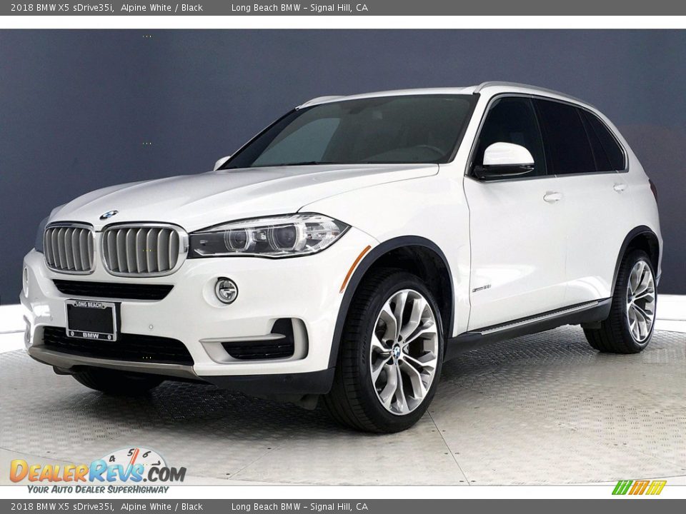 2018 BMW X5 sDrive35i Alpine White / Black Photo #12