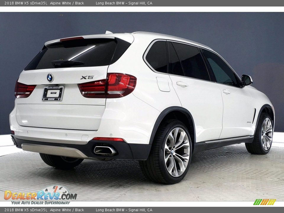 2018 BMW X5 sDrive35i Alpine White / Black Photo #13