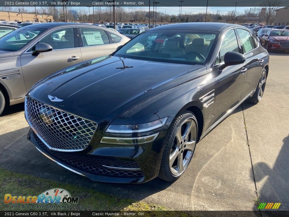 Front 3/4 View of 2021 Genesis G80 3.5T Photo #1