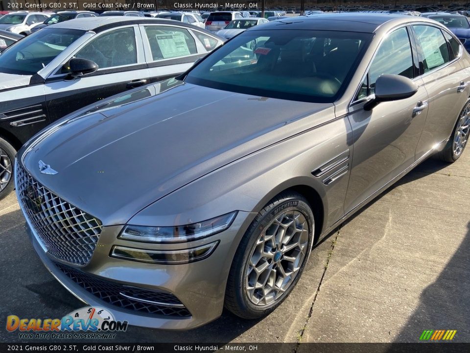 Front 3/4 View of 2021 Genesis G80 2.5T Photo #1