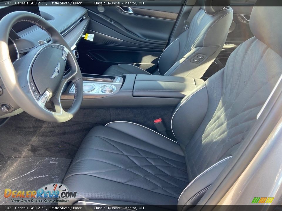 Front Seat of 2021 Genesis G80 2.5T Photo #4