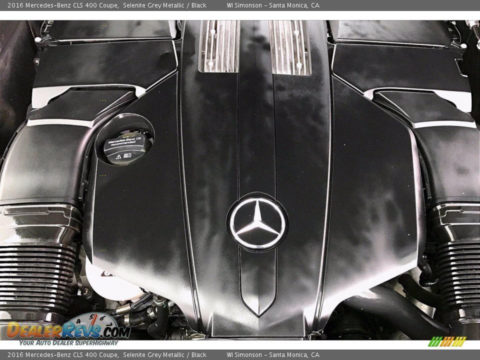 2016 Mercedes-Benz CLS 400 Coupe Selenite Grey Metallic / Black Photo #32