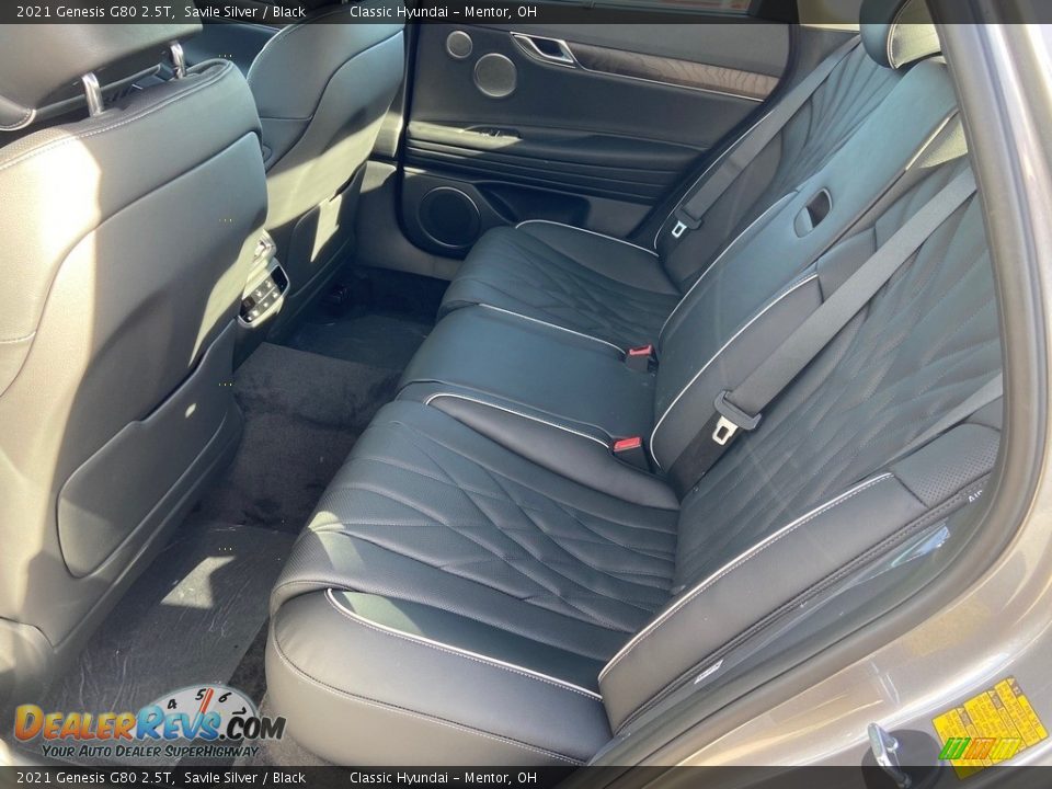 Rear Seat of 2021 Genesis G80 2.5T Photo #5