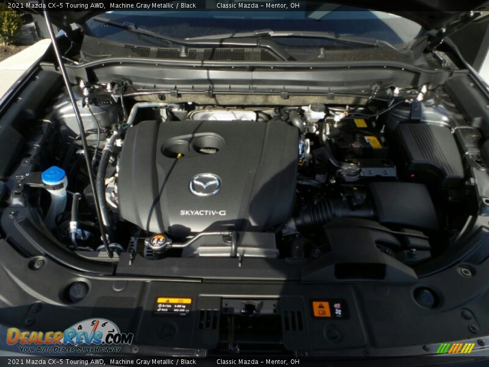 2021 Mazda CX-5 Touring AWD Machine Gray Metallic / Black Photo #9