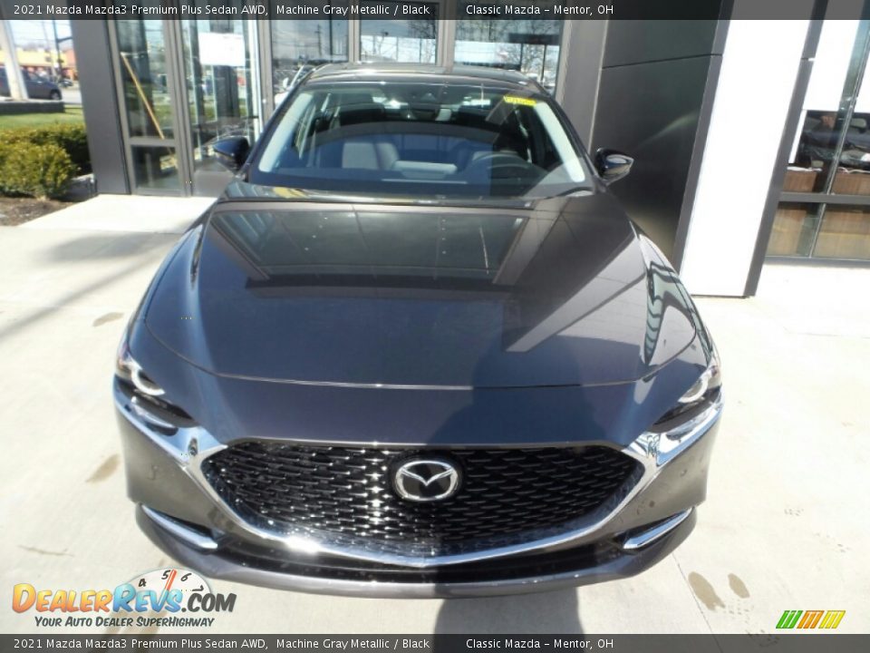 2021 Mazda Mazda3 Premium Plus Sedan AWD Machine Gray Metallic / Black Photo #4