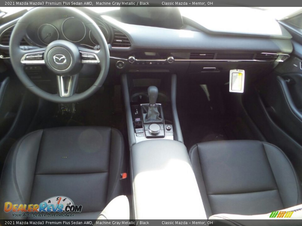 2021 Mazda Mazda3 Premium Plus Sedan AWD Machine Gray Metallic / Black Photo #5