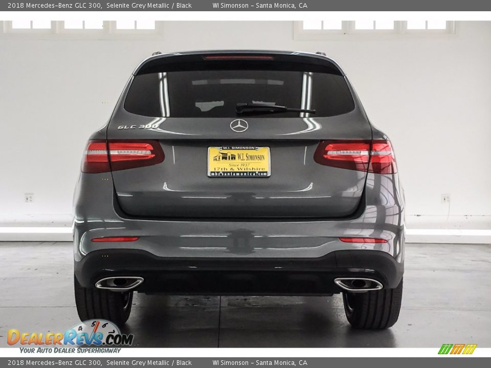 2018 Mercedes-Benz GLC 300 Selenite Grey Metallic / Black Photo #4