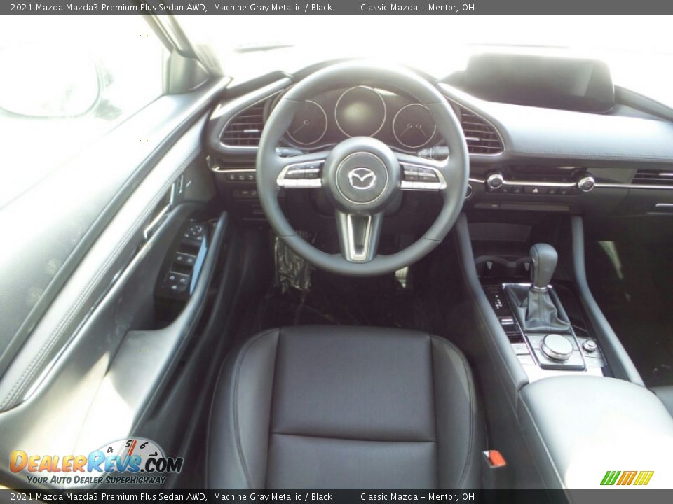 2021 Mazda Mazda3 Premium Plus Sedan AWD Machine Gray Metallic / Black Photo #6