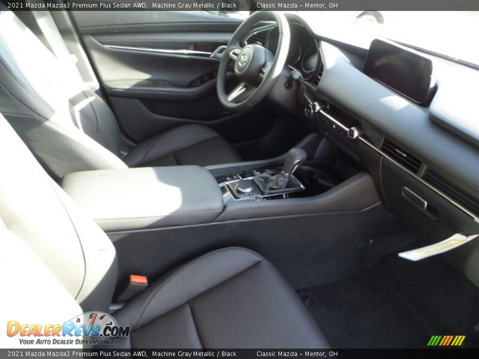 2021 Mazda Mazda3 Premium Plus Sedan AWD Machine Gray Metallic / Black Photo #7