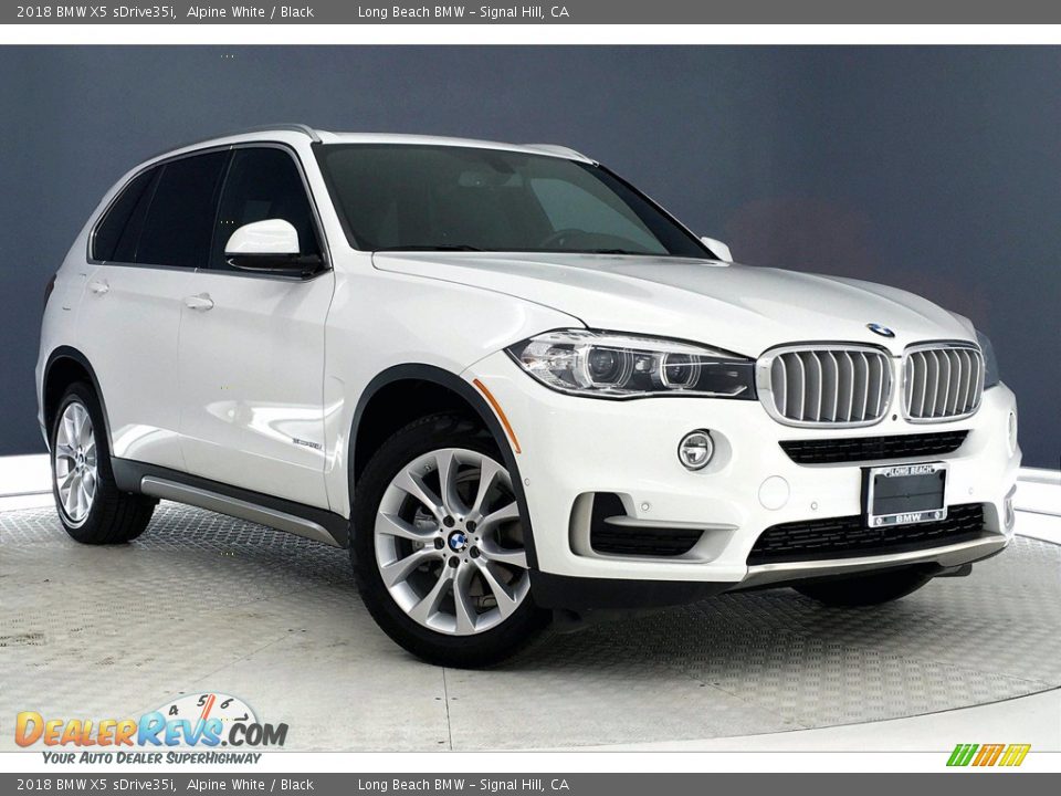 2018 BMW X5 sDrive35i Alpine White / Black Photo #1