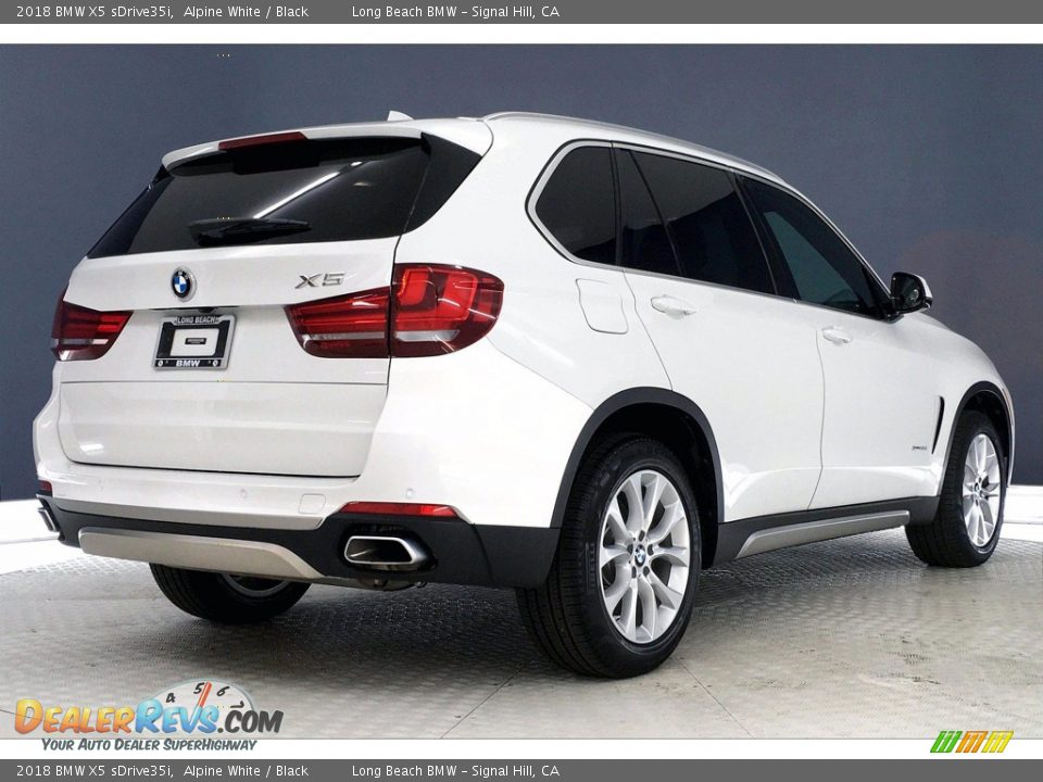 2018 BMW X5 sDrive35i Alpine White / Black Photo #13