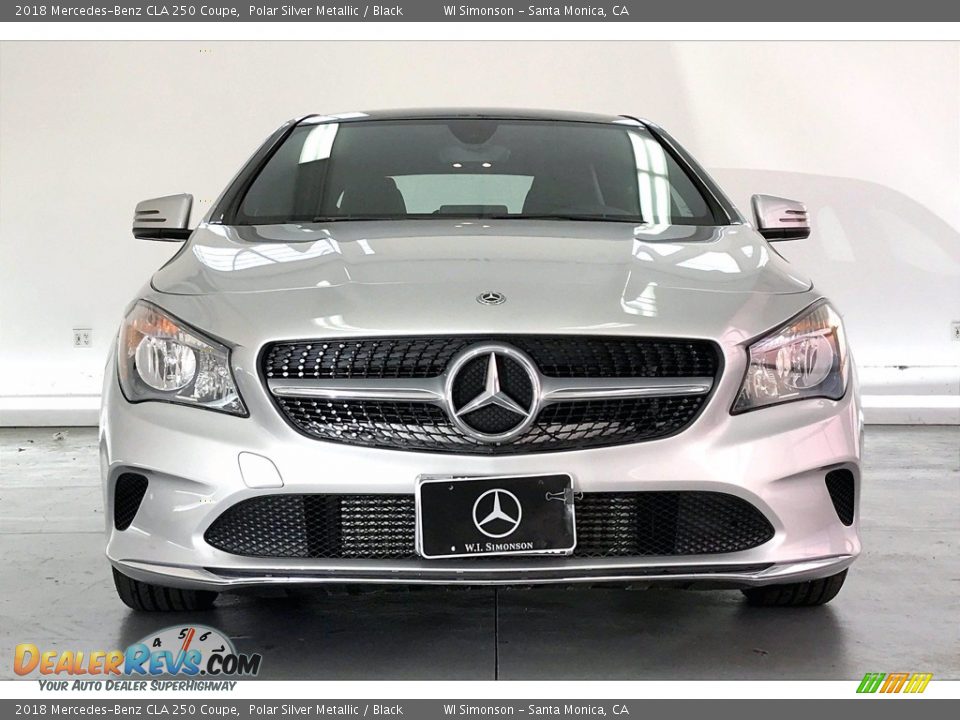 2018 Mercedes-Benz CLA 250 Coupe Polar Silver Metallic / Black Photo #2