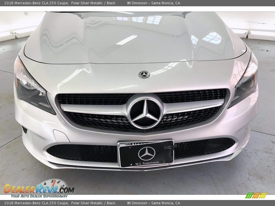 2018 Mercedes-Benz CLA 250 Coupe Polar Silver Metallic / Black Photo #30