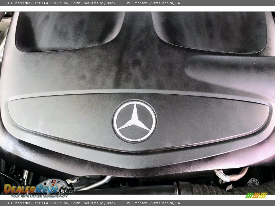 2018 Mercedes-Benz CLA 250 Coupe Polar Silver Metallic / Black Photo #32