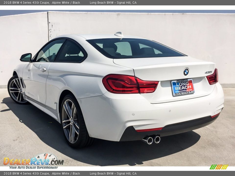 2018 BMW 4 Series 430i Coupe Alpine White / Black Photo #3