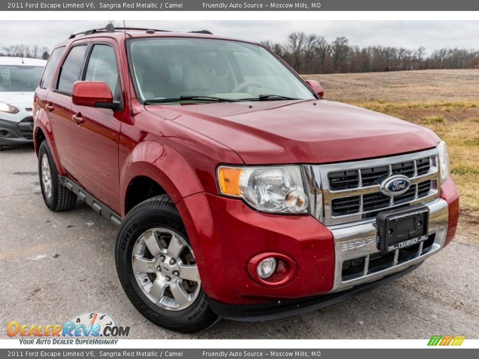 2011 Ford Escape Limited V6 Sangria Red Metallic / Camel Photo #1