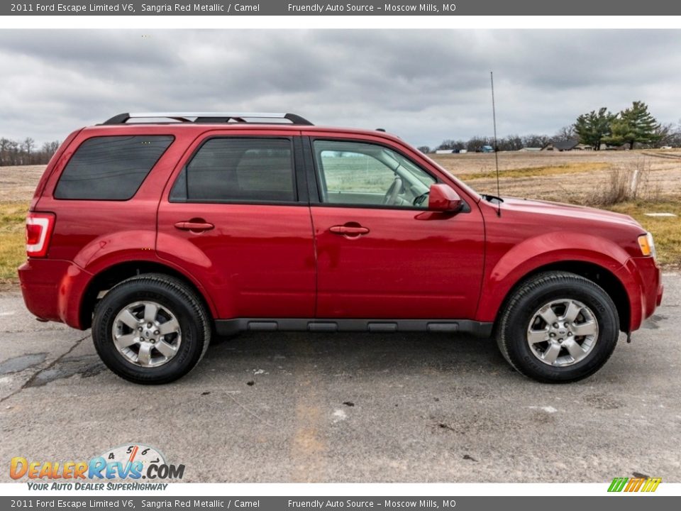 2011 Ford Escape Limited V6 Sangria Red Metallic / Camel Photo #3