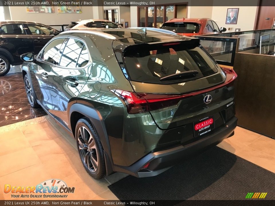 2021 Lexus UX 250h AWD Nori Green Pearl / Black Photo #4