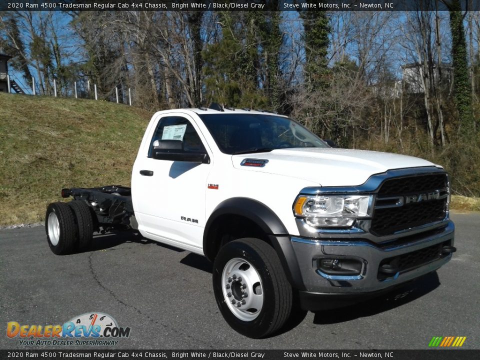 2020 Ram 4500 Tradesman Regular Cab 4x4 Chassis Bright White / Black/Diesel Gray Photo #4