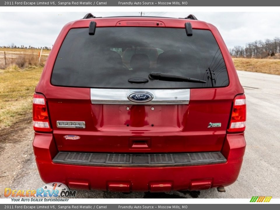 2011 Ford Escape Limited V6 Sangria Red Metallic / Camel Photo #5