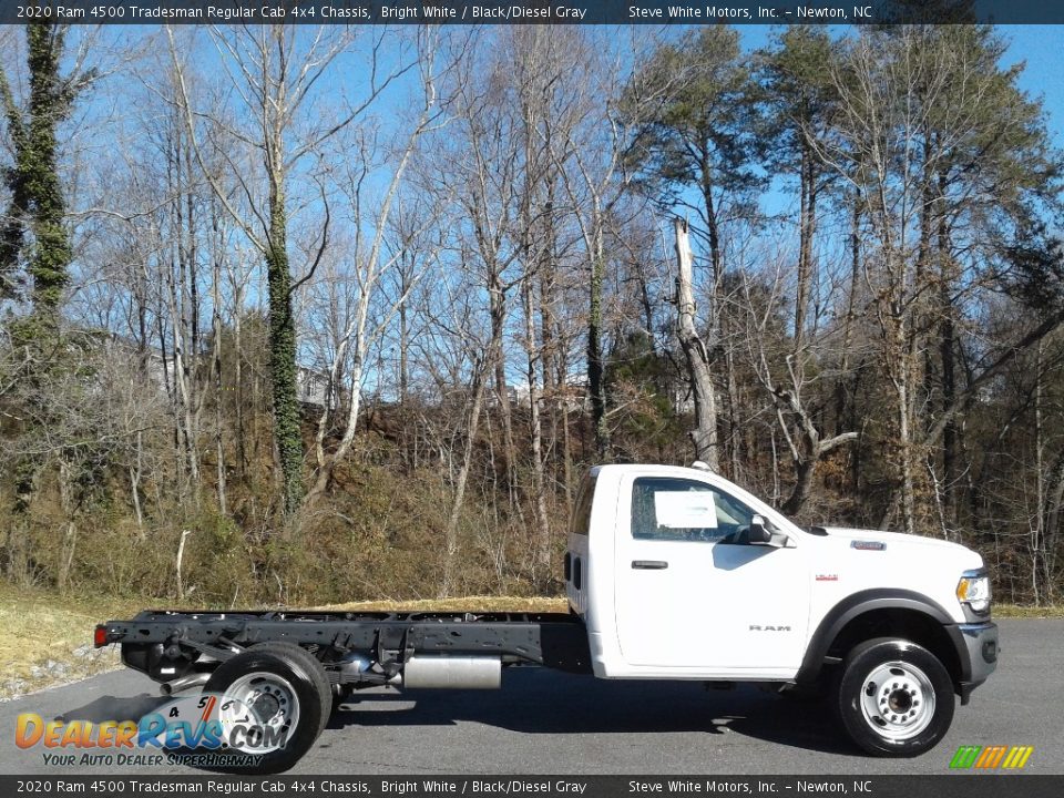 2020 Ram 4500 Tradesman Regular Cab 4x4 Chassis Bright White / Black/Diesel Gray Photo #5