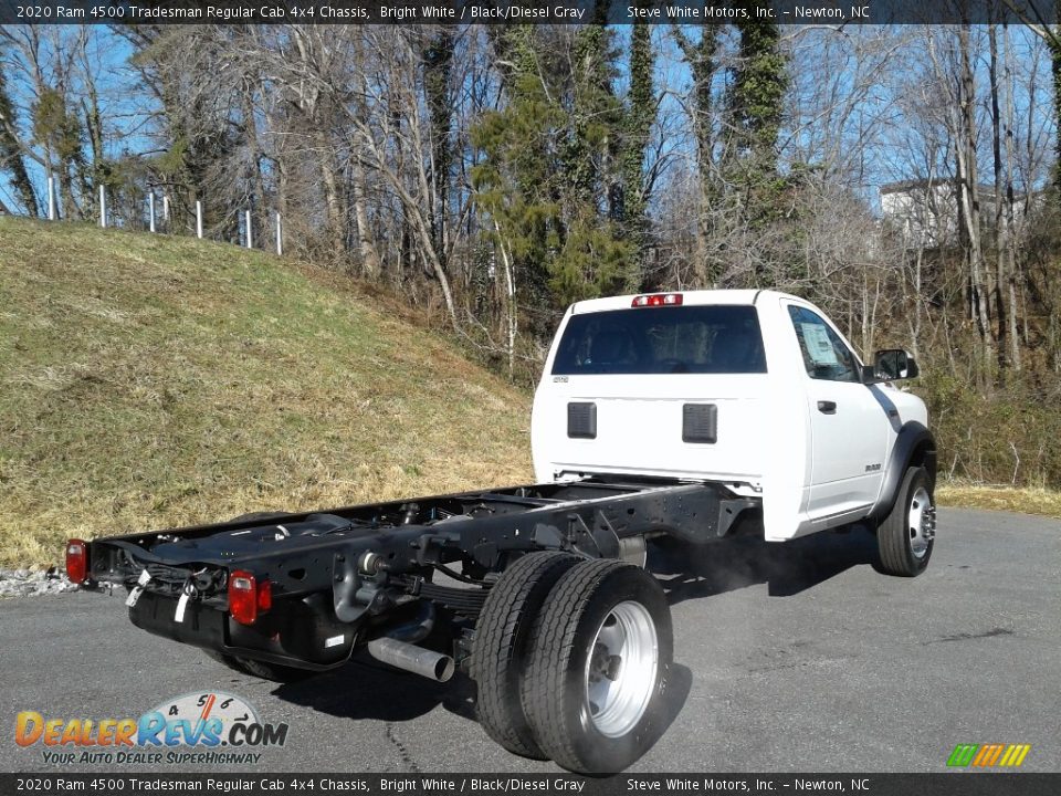 2020 Ram 4500 Tradesman Regular Cab 4x4 Chassis Bright White / Black/Diesel Gray Photo #6