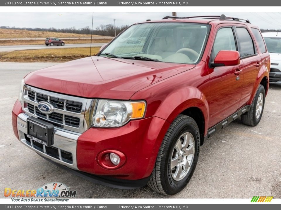 2011 Ford Escape Limited V6 Sangria Red Metallic / Camel Photo #8