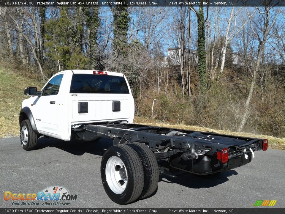 2020 Ram 4500 Tradesman Regular Cab 4x4 Chassis Bright White / Black/Diesel Gray Photo #8