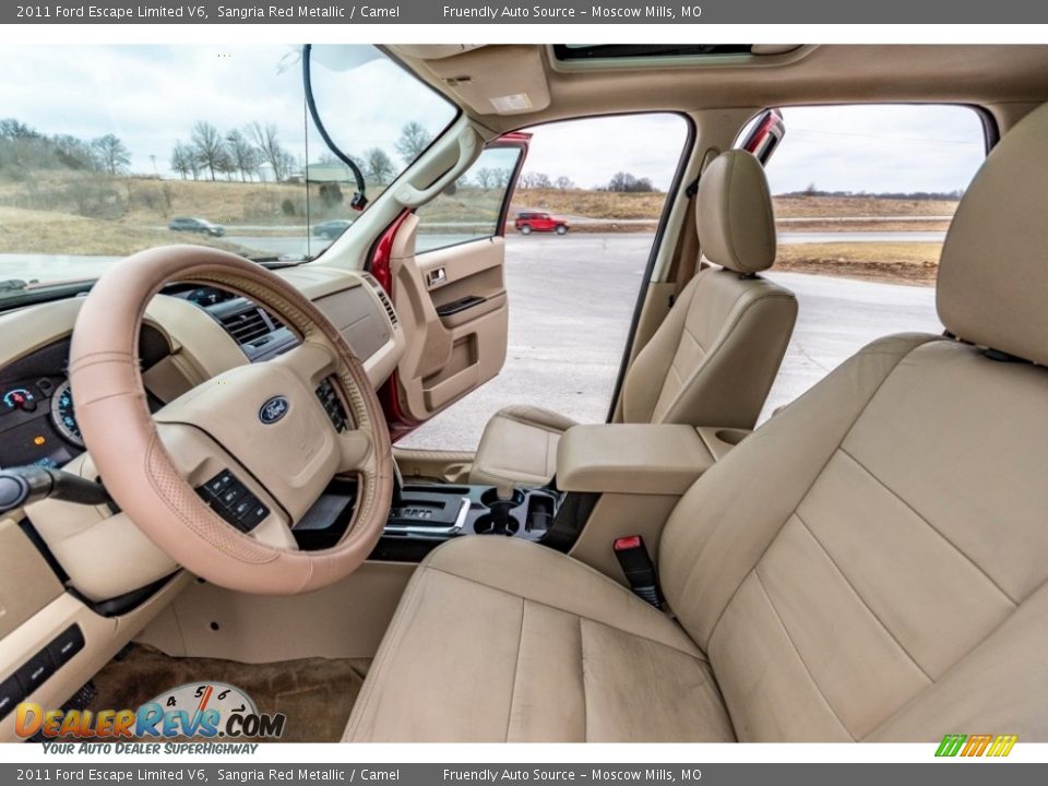 2011 Ford Escape Limited V6 Sangria Red Metallic / Camel Photo #18