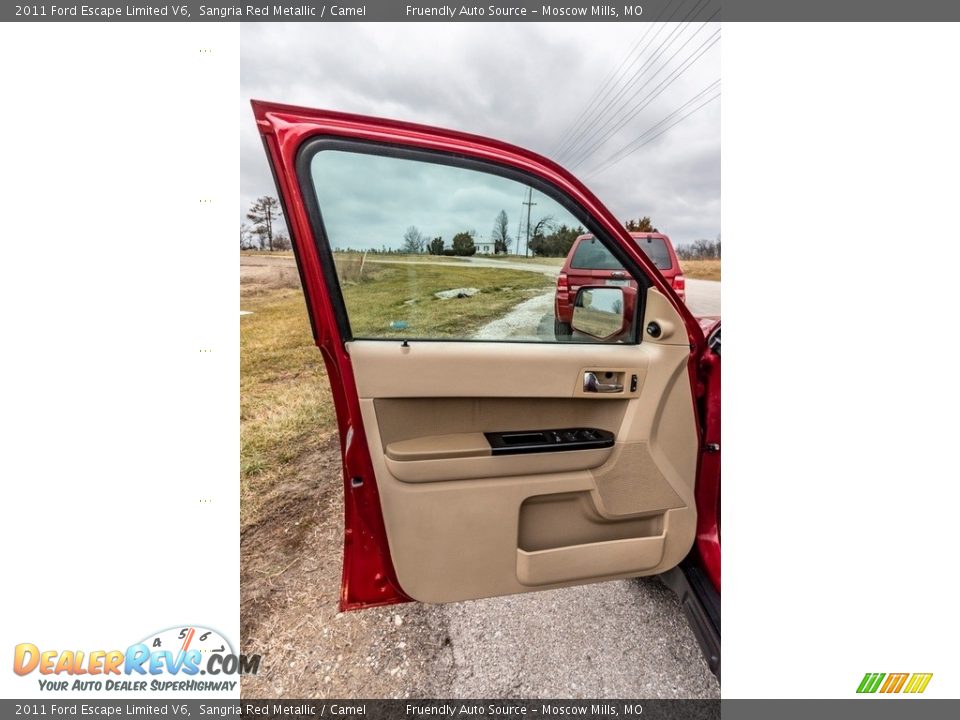 2011 Ford Escape Limited V6 Sangria Red Metallic / Camel Photo #20