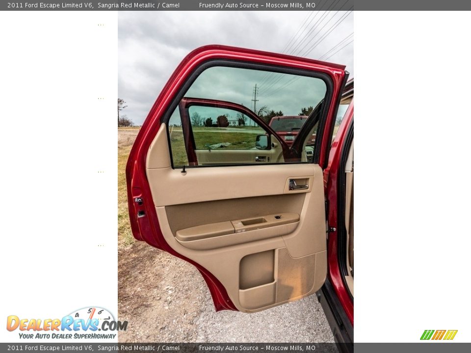 2011 Ford Escape Limited V6 Sangria Red Metallic / Camel Photo #21