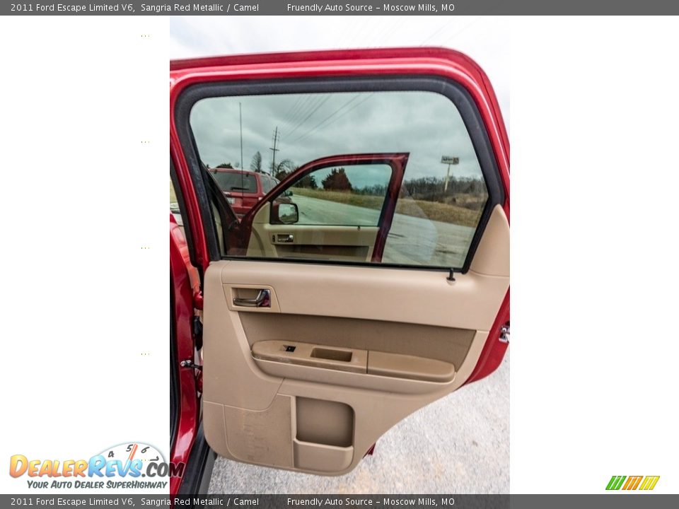2011 Ford Escape Limited V6 Sangria Red Metallic / Camel Photo #24