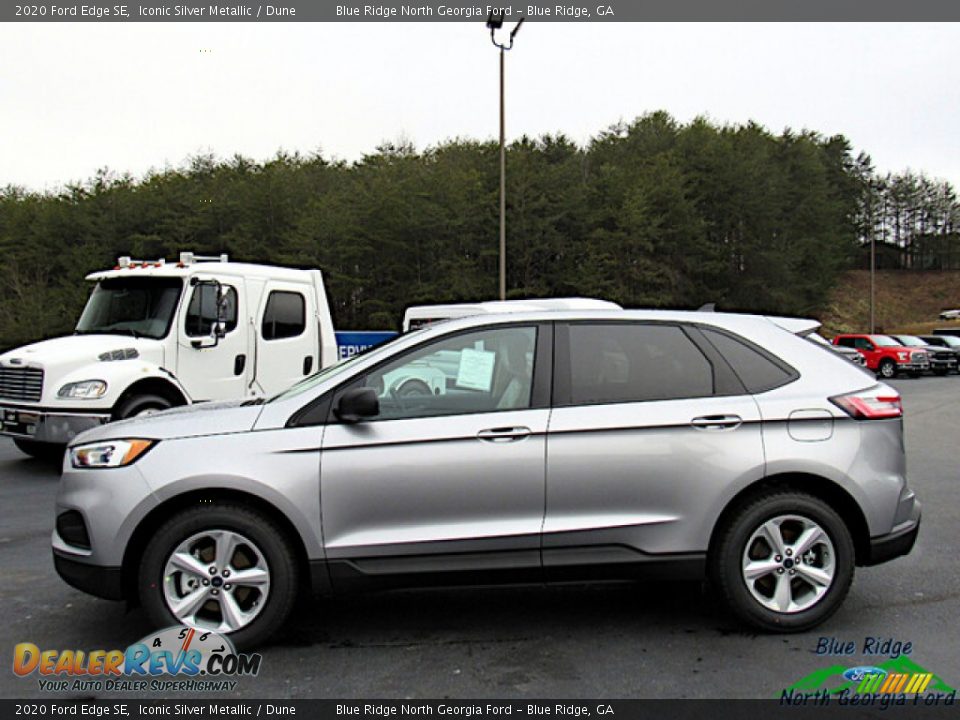 2020 Ford Edge SE Iconic Silver Metallic / Dune Photo #2