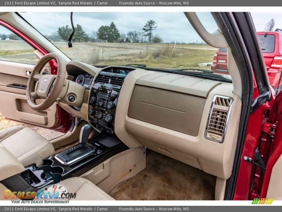 2011 Ford Escape Limited V6 Sangria Red Metallic / Camel Photo #26