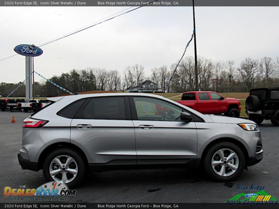 2020 Ford Edge SE Iconic Silver Metallic / Dune Photo #6