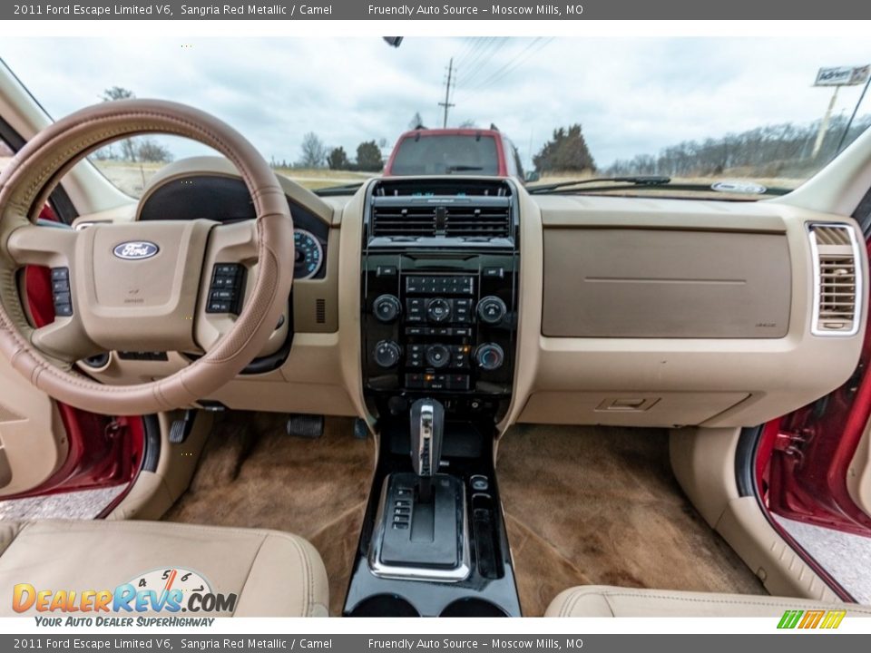 2011 Ford Escape Limited V6 Sangria Red Metallic / Camel Photo #29