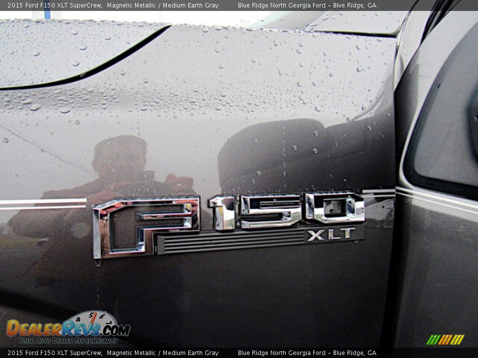 2015 Ford F150 XLT SuperCrew Magnetic Metallic / Medium Earth Gray Photo #24