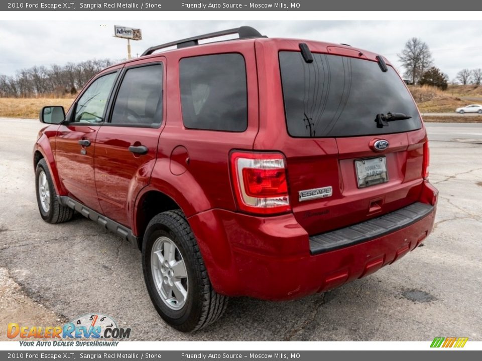 2010 Ford Escape XLT Sangria Red Metallic / Stone Photo #6