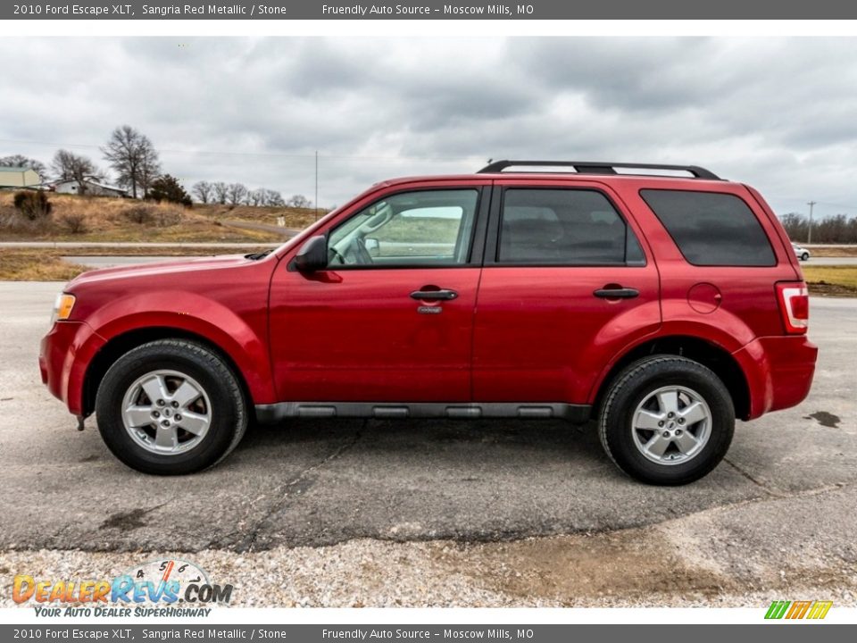 2010 Ford Escape XLT Sangria Red Metallic / Stone Photo #7