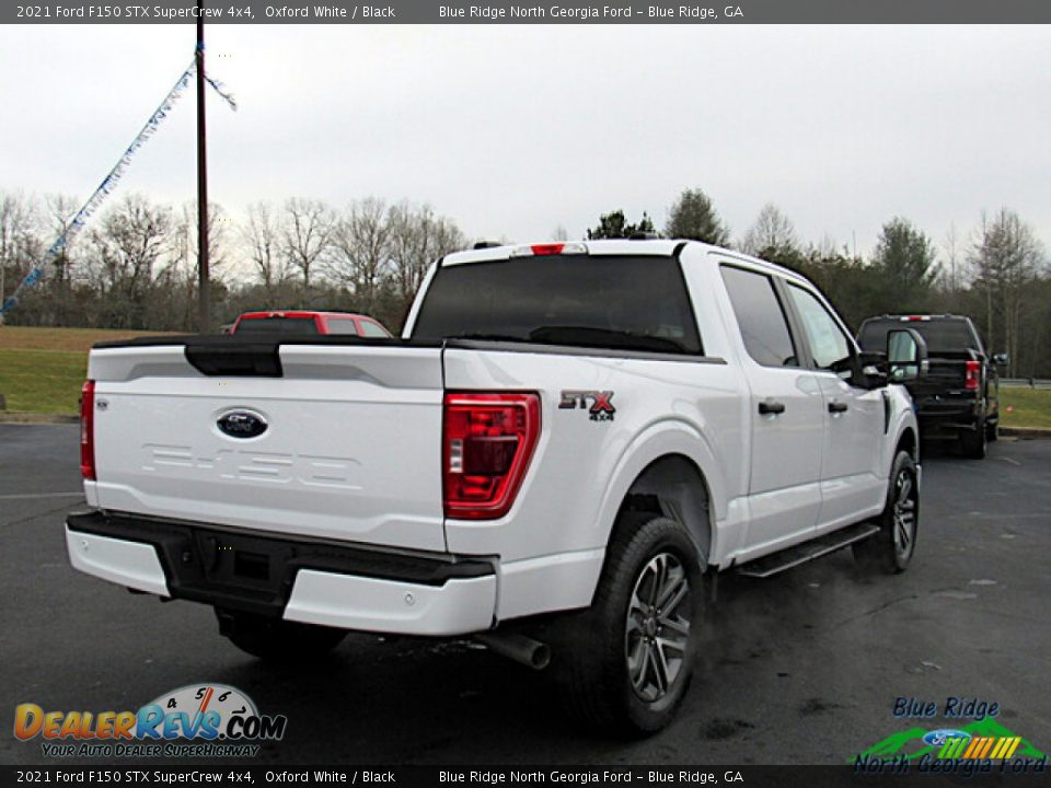 2021 Ford F150 STX SuperCrew 4x4 Oxford White / Black Photo #5